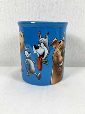 VTG Scooby-Doo Warner Bros Exclusive Blue Dog Lovers Mug With Dino & Astro 1999
